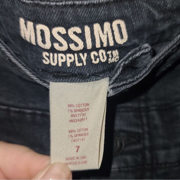 Mossimo Supply Co High Rise Shorty Jean Shorts Size 7 - Picture 2 of 6